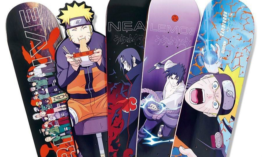 PRIMITIVE SKATE x NARUTO《火影忍者 疾风传》滑板 系列联名单品