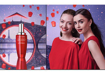 LANCOME 兰蔻 - 三大肌因巨星 首次红装现身 2020新年限量版  最齐全肌因系列红瓶 一次收藏！小黑瓶专属皮套 1/9限量加赠！