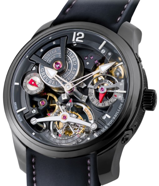 Forsey）双陀飞轮黑钛腕表 高珀富斯（Greubel