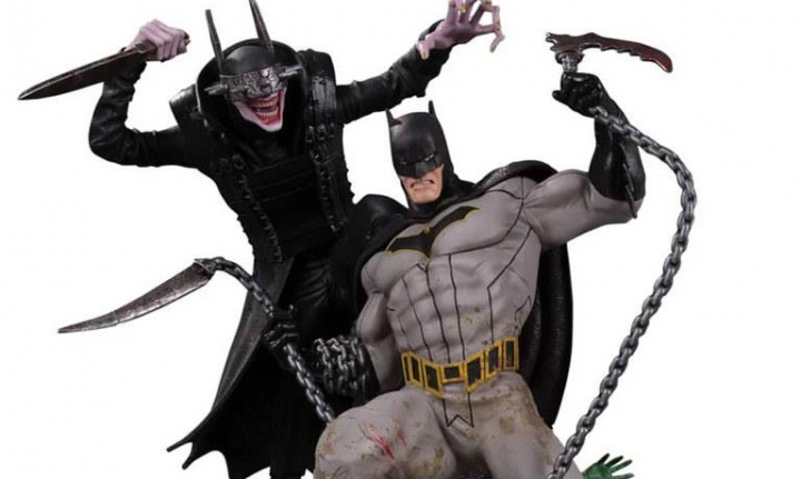 DC Collectibles《Dark Nights: Metal》大笑蝙蝠侠 VS. 蝙蝠侠 1/8 全身雕像