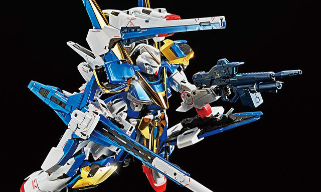 万代 MG 1/100《机动战士V高达》V2高达突击歼灭型 Ver.Ka 钛合金质感Ver