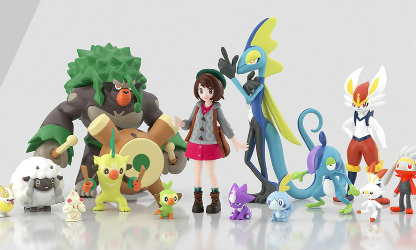 万代「POKEMON SCALE WORLD 伽勒尔地区篇 彩豆&战舞郎」1/20 比例食玩