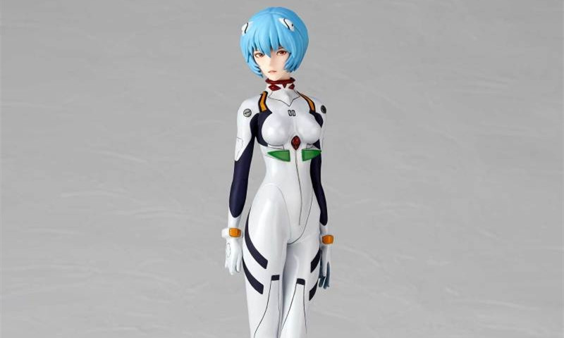 海洋堂×新世纪福音战士×林浩己「EVA GIRLS 绫波零」1/7比例涂装完成品