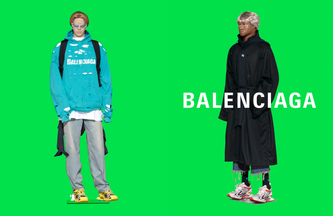 “假人模特儿”当主角 Balenciaga广告充满奇幻感