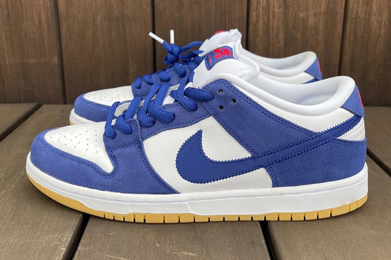 率先预览 Nike Dunk Low“洛杉矶道奇队” MLB球队配色